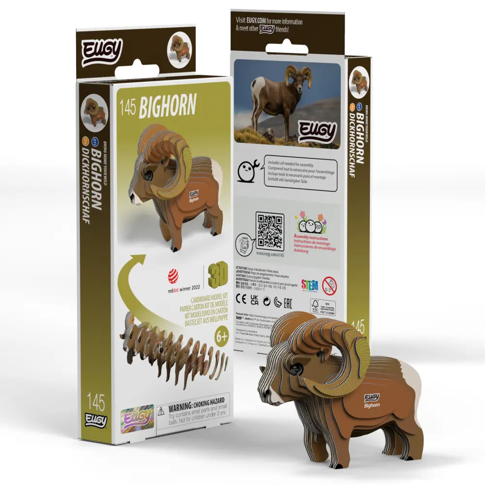 Cover: 9421036940664 | EUGY - 3D Bastelset Dickhornschaf | Kit (Bastelset) | In Karton | 2026
