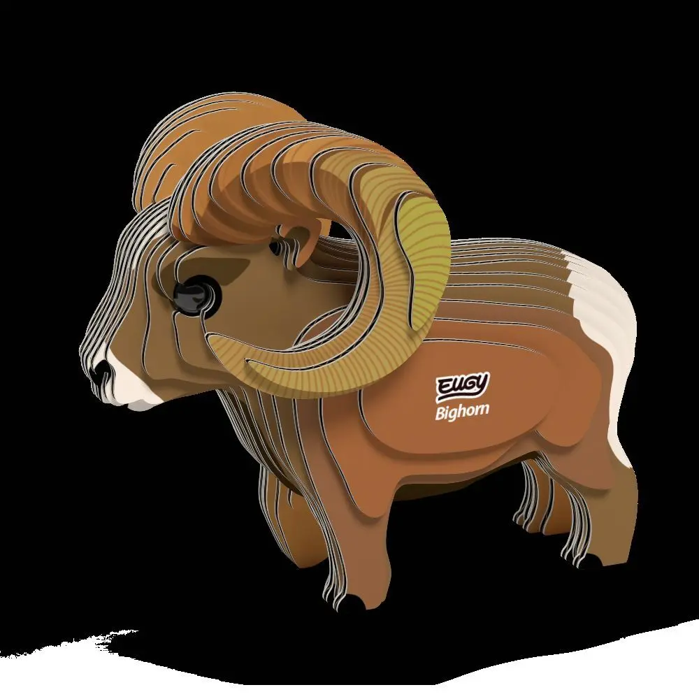 Bild: 9421036940664 | EUGY - 3D Bastelset Dickhornschaf | Kit (Bastelset) | In Karton | 2026