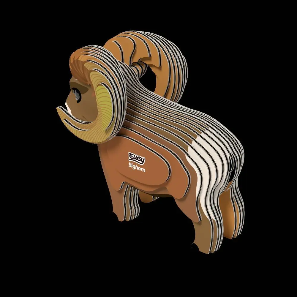 Bild: 9421036940664 | EUGY - 3D Bastelset Dickhornschaf | Kit (Bastelset) | In Karton | 2026