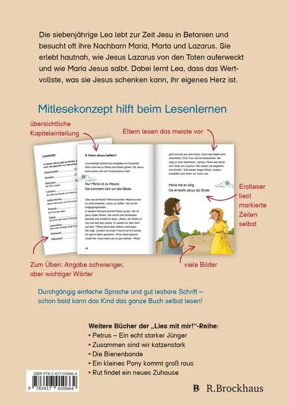 Bild: 9783417010664 | Lea und das Wunder von Betanien | Anke Becker | Buch | 80 S. | Deutsch