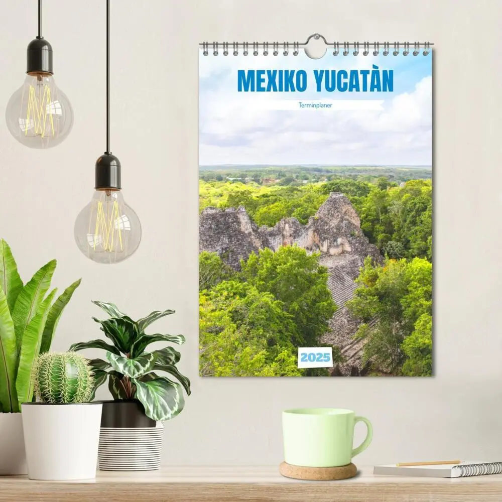 Bild: 9783435900664 | Mexiko Yucatán Terminplaner (Wandkalender 2025 DIN A4 hoch),...