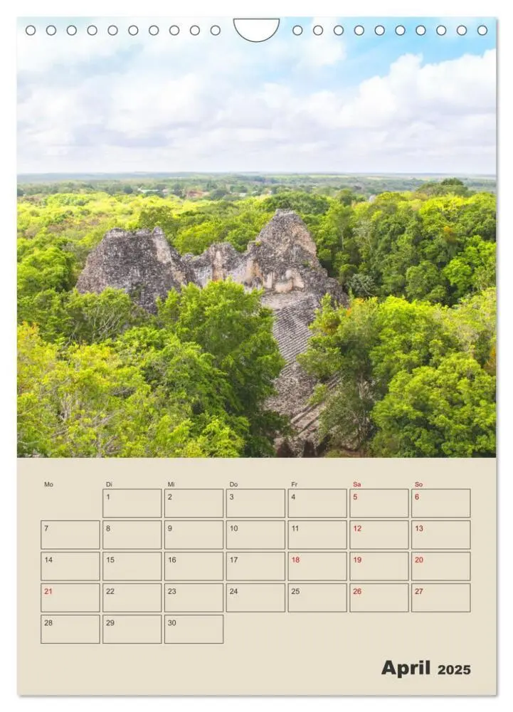 Bild: 9783435900664 | Mexiko Yucatán Terminplaner (Wandkalender 2025 DIN A4 hoch),...