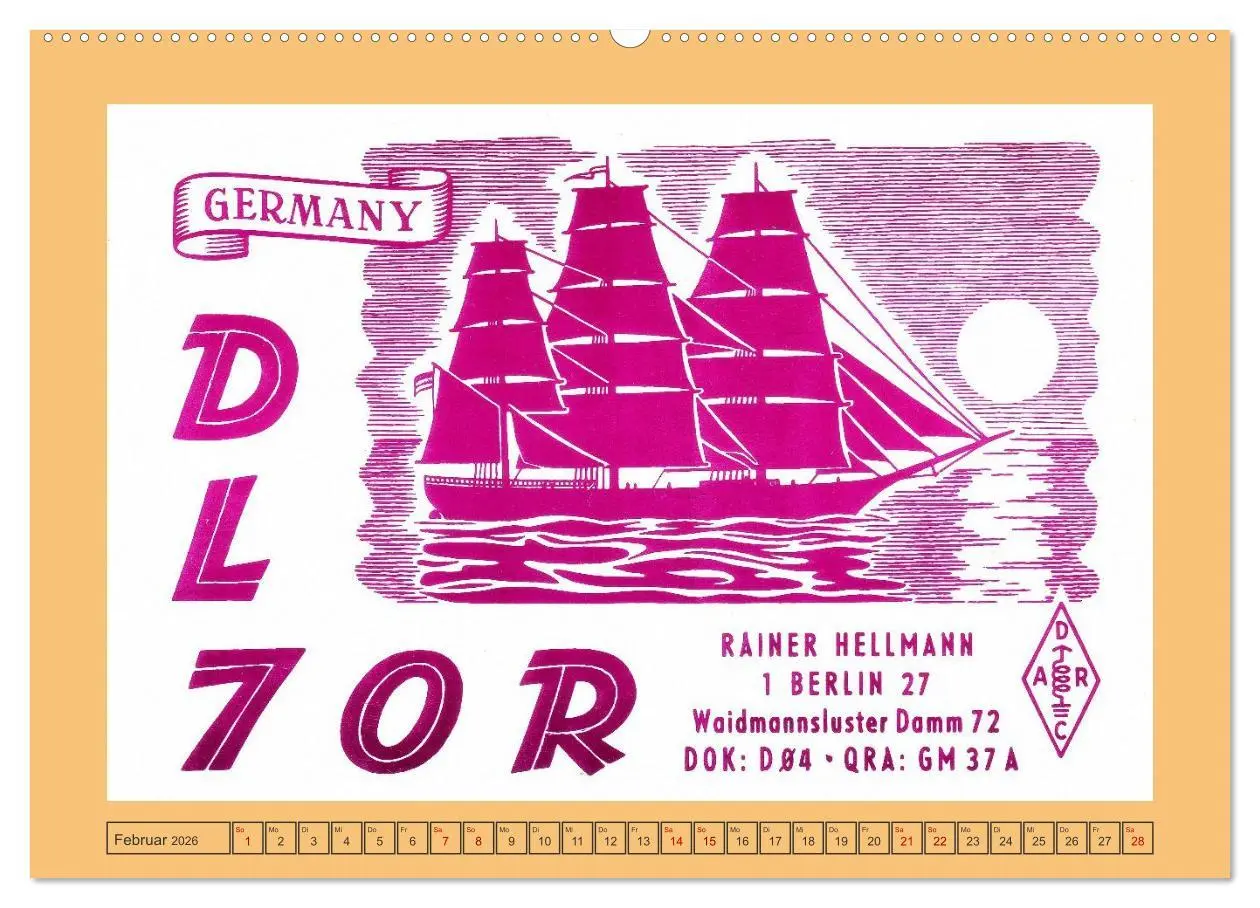 Bild: 9783457300664 | Amateurfunk in West-Berlin (Wandkalender 2026 DIN A2 quer),...
