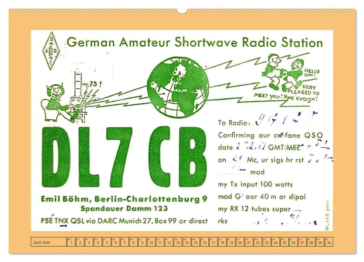 Bild: 9783457300664 | Amateurfunk in West-Berlin (Wandkalender 2026 DIN A2 quer),...