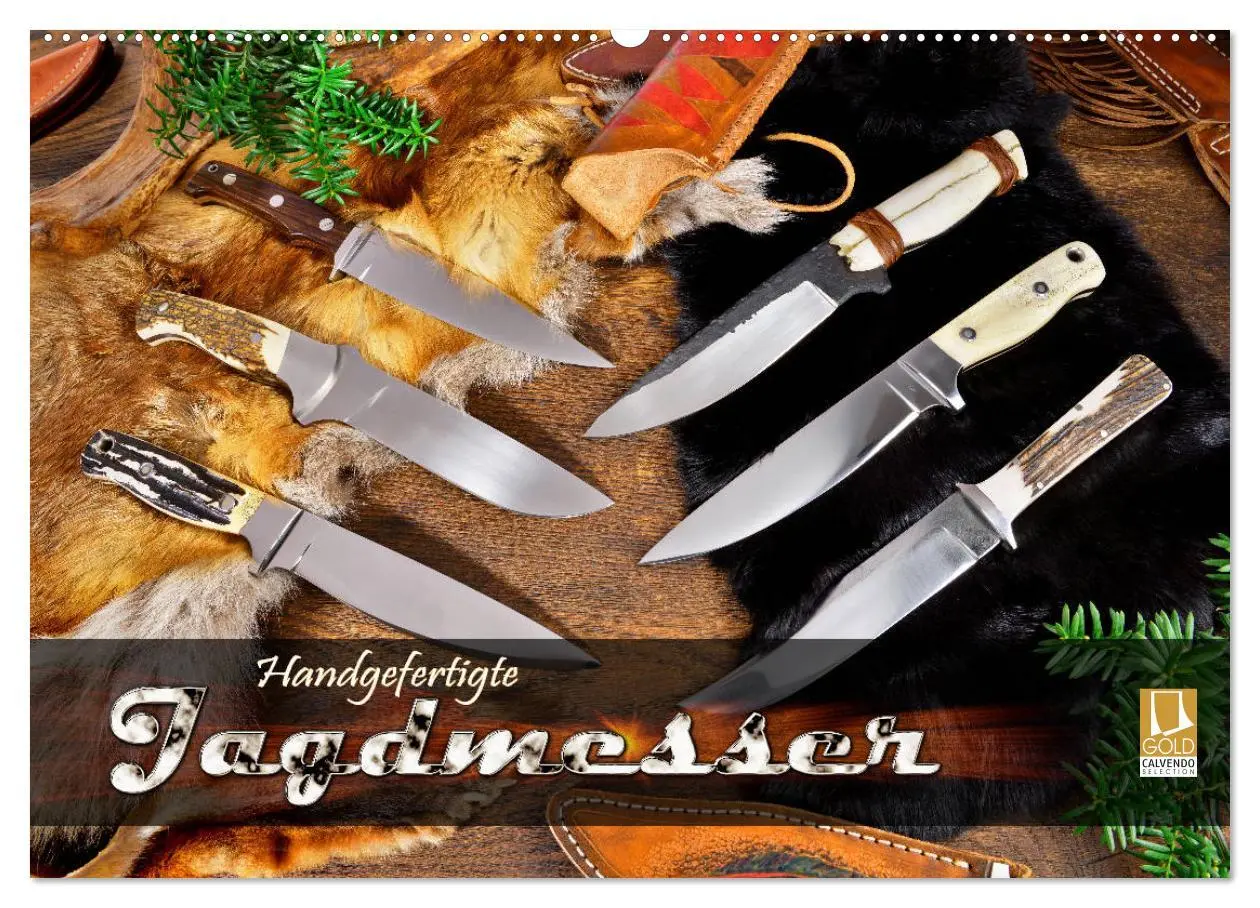Cover: 9783457780664 | Handgefertigte Jagdmesser (Wandkalender 2026 DIN A2 quer), CALVENDO...