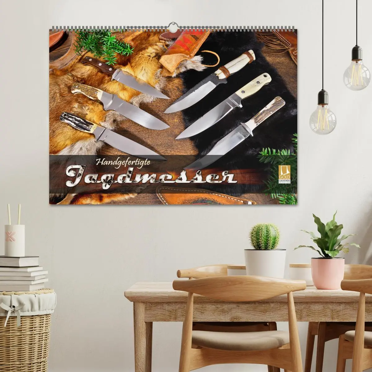 Bild: 9783457780664 | Handgefertigte Jagdmesser (Wandkalender 2026 DIN A2 quer), CALVENDO...