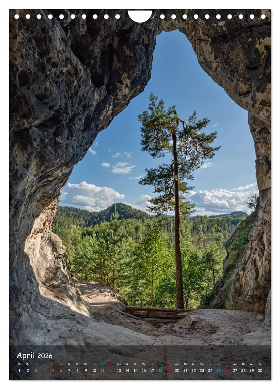 Bild: 9783516250664 | Höhepunkte der Sächsischen Schweiz (Wandkalender 2026 DIN A4 hoch),...