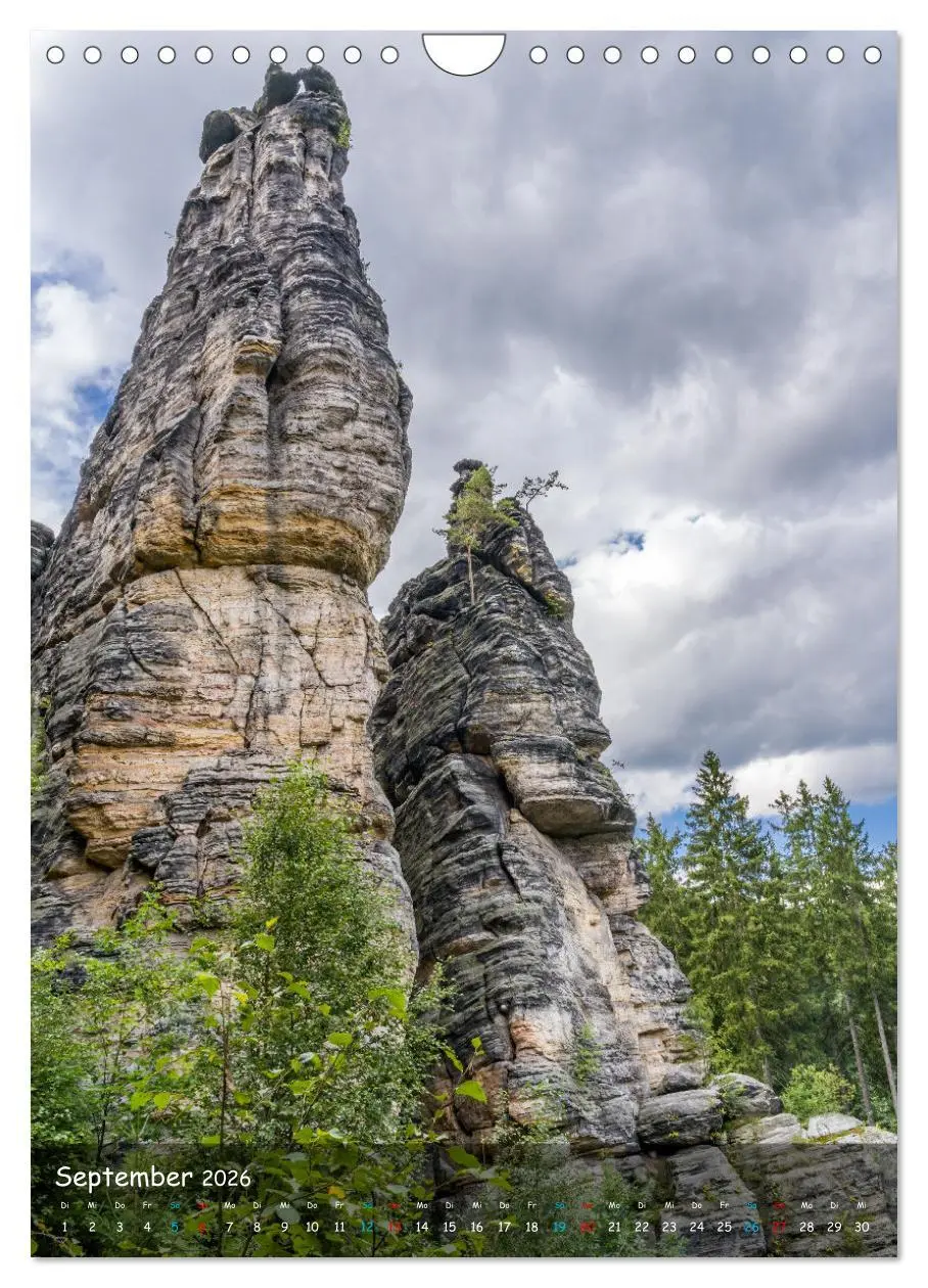 Bild: 9783516250664 | Höhepunkte der Sächsischen Schweiz (Wandkalender 2026 DIN A4 hoch),...
