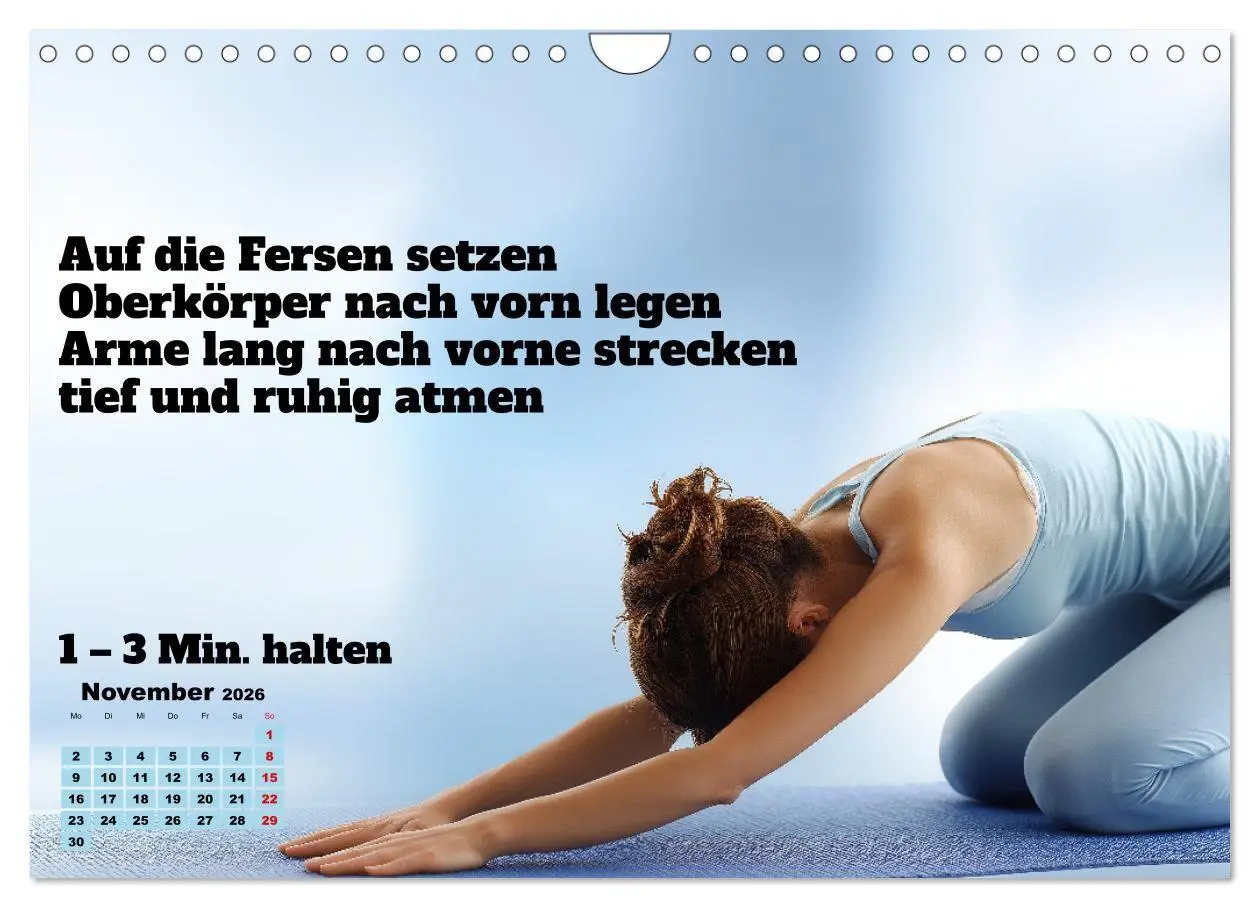 Bild: 9783516700664 | Yoga Kalender - Übungen und Meditation für jeden Monat...