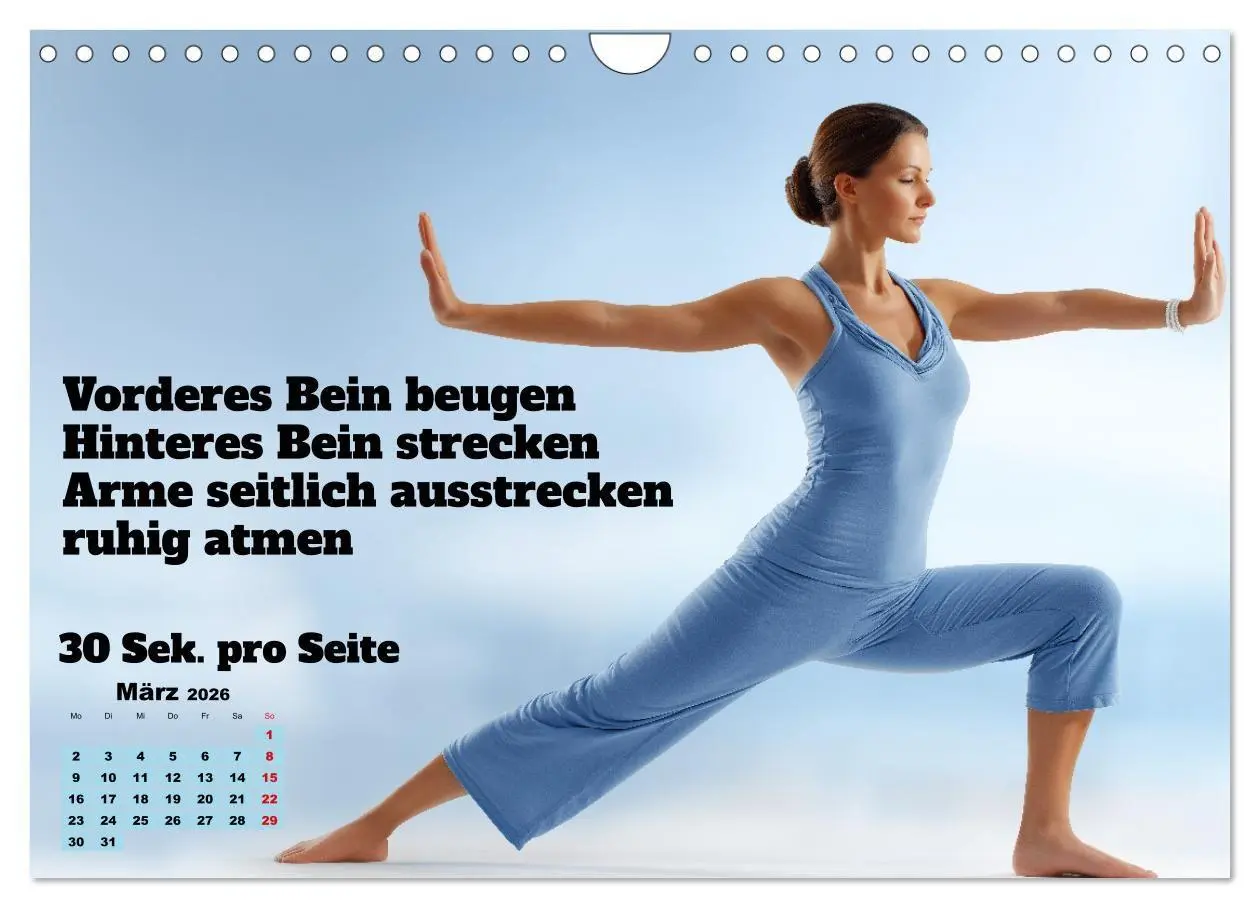 Bild: 9783516700664 | Yoga Kalender - Übungen und Meditation für jeden Monat...