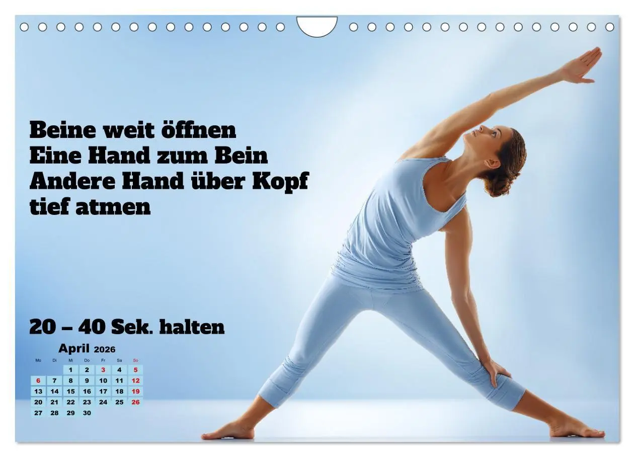 Bild: 9783516700664 | Yoga Kalender - Übungen und Meditation für jeden Monat...