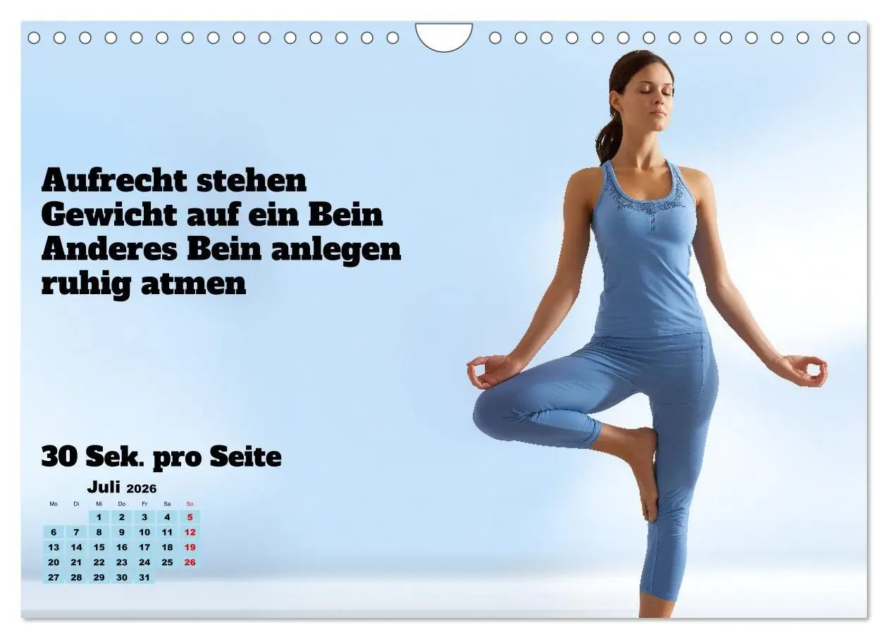 Bild: 9783516700664 | Yoga Kalender - Übungen und Meditation für jeden Monat...