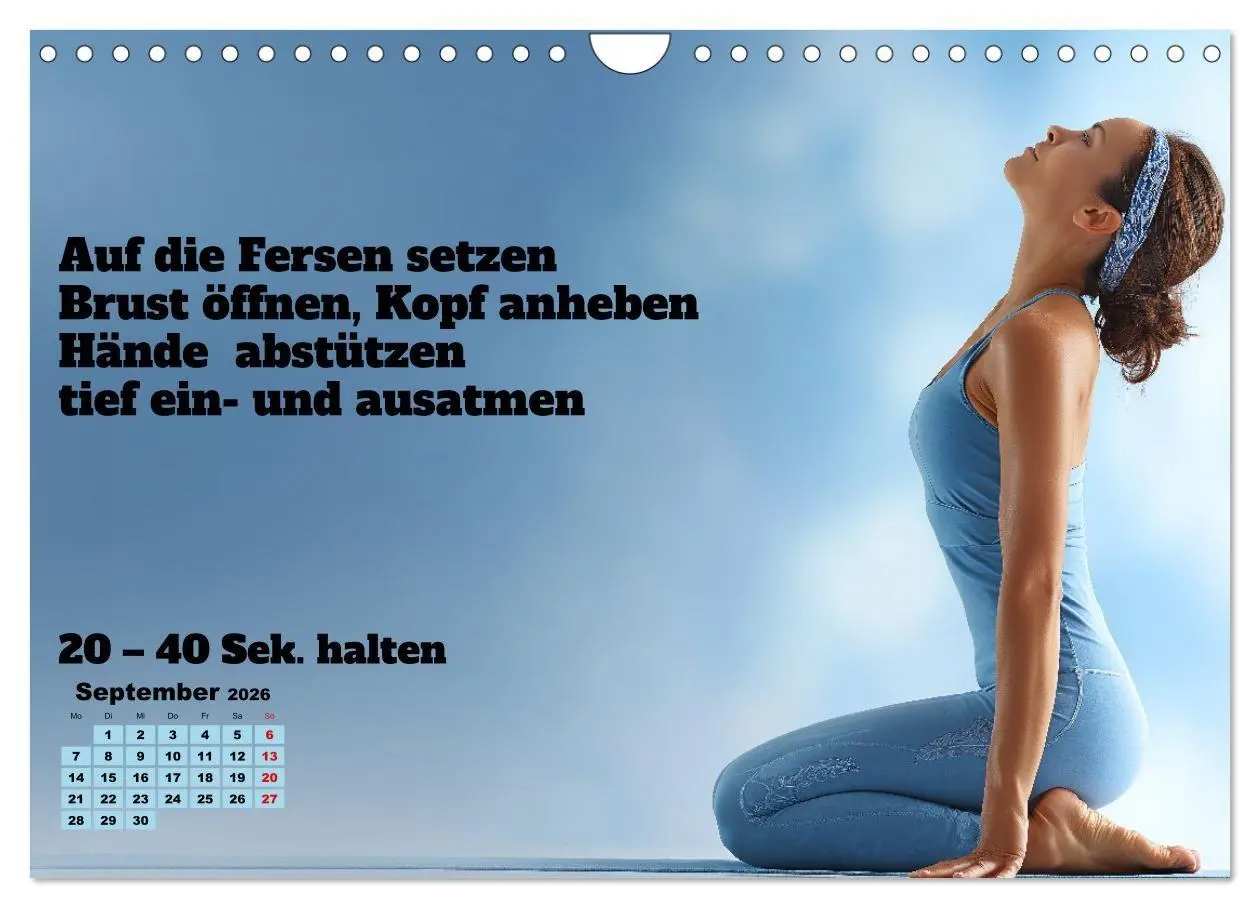 Bild: 9783516700664 | Yoga Kalender - Übungen und Meditation für jeden Monat...