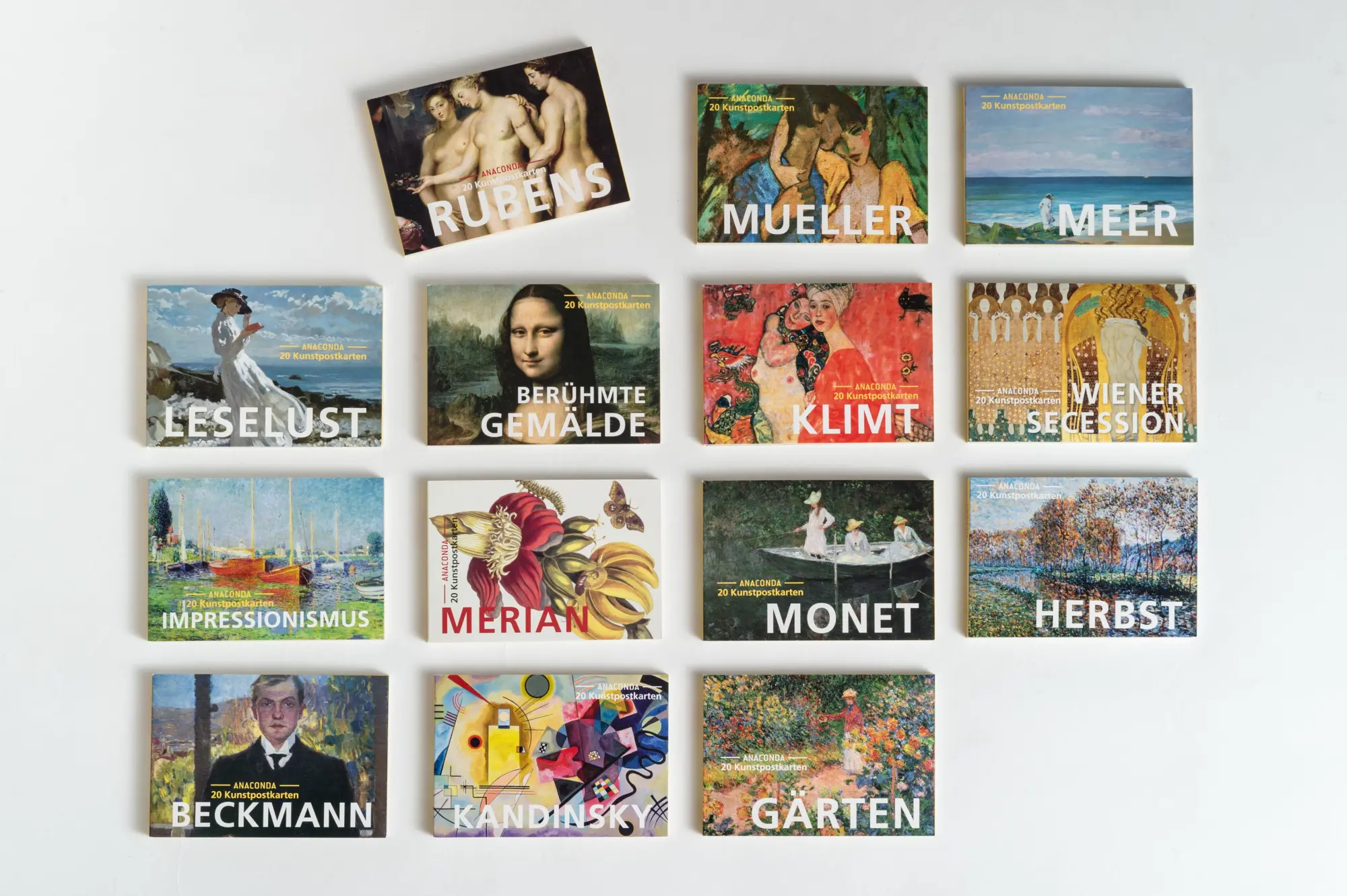 Bild: 9783730610664 | Postkarten-Set Gärten | Anaconda Verlag | Taschenbuch | 20 S. | 2021