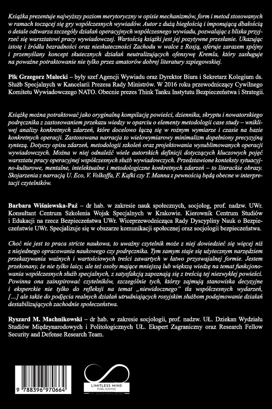Rückseite: 9788396970664 | 46 Sekund | Szpiegowski Thriller Psychologiczny | Messing (u. a.)