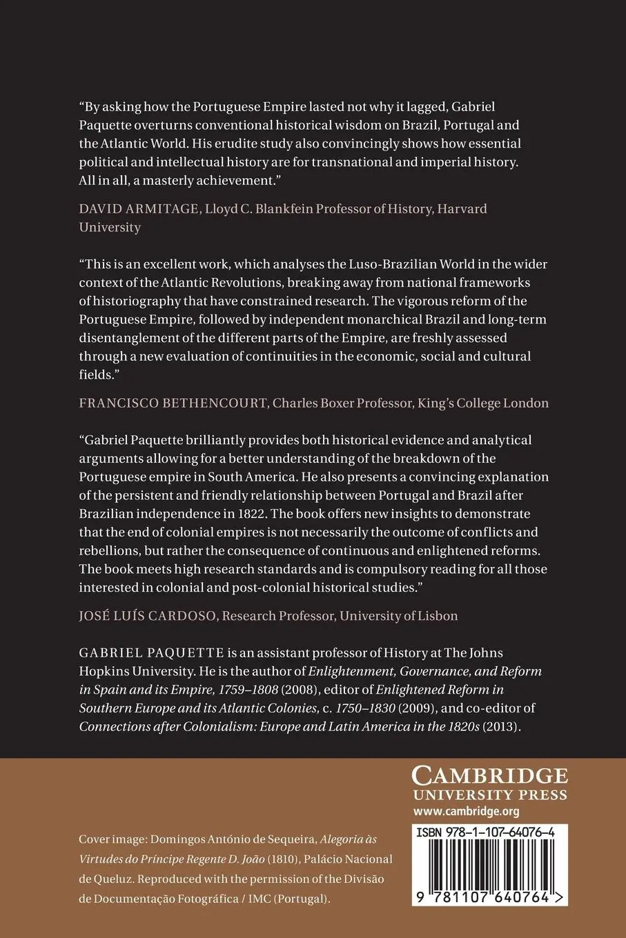Rückseite: 9781107640764 | Imperial Portugal in the Age of Atlantic Revolutions | Paquette | Buch