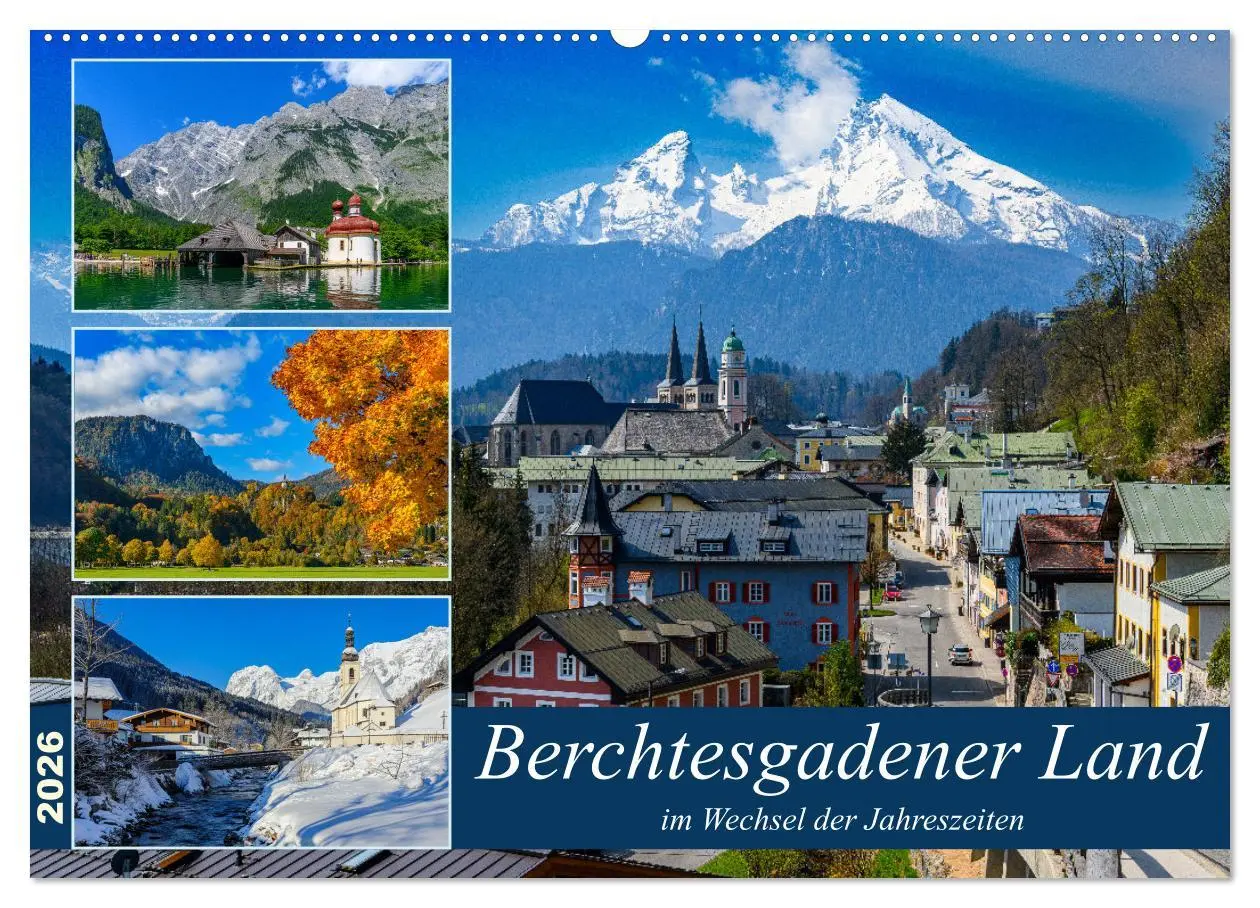 Cover: 9783457600764 | Berchtesgadener Land im Wechsel der Jahreszeiten (Wandkalender 2026...