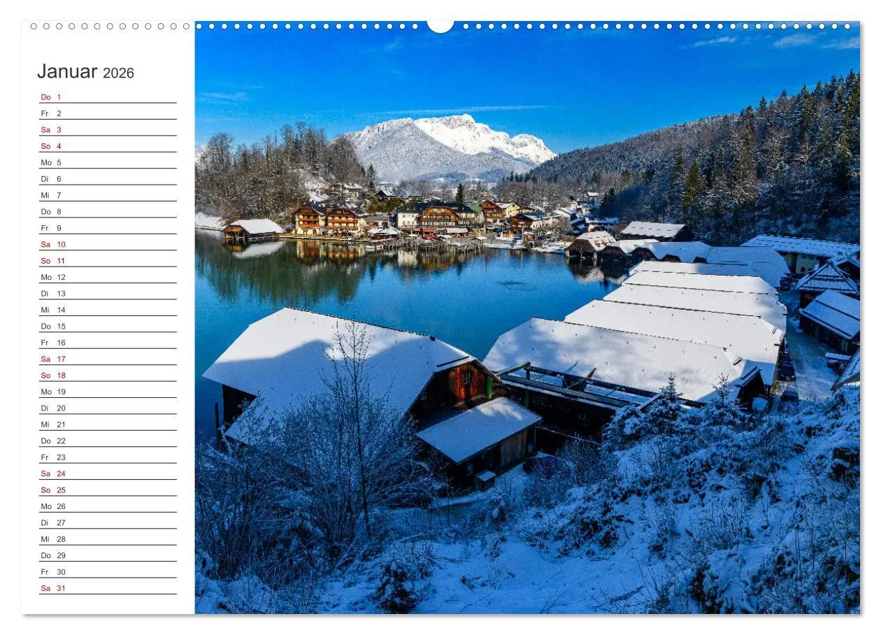 Bild: 9783457600764 | Berchtesgadener Land im Wechsel der Jahreszeiten (Wandkalender 2026...