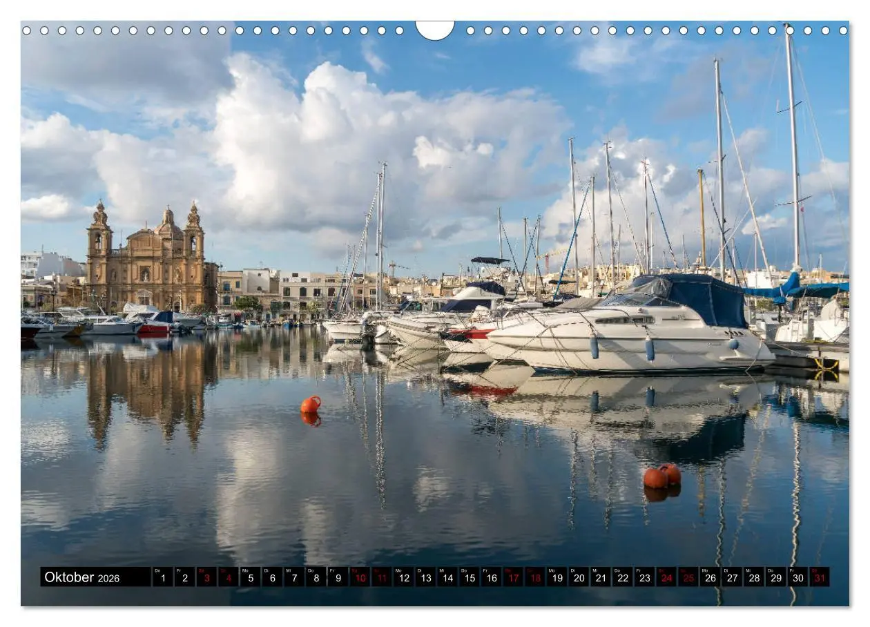 Bild: 9783457840764 | Valletta - Malta (Wandkalender 2026 DIN A3 quer), CALVENDO...