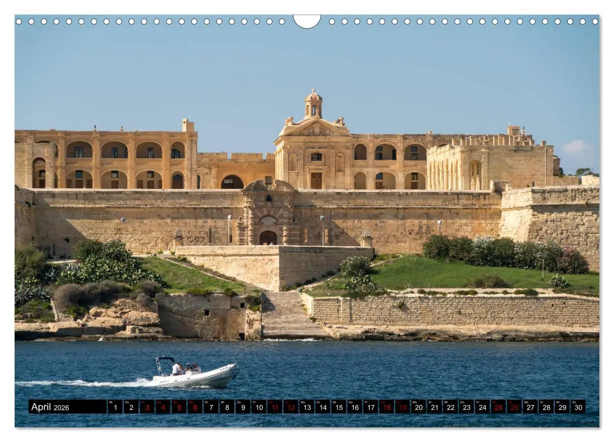 Bild: 9783457840764 | Valletta - Malta (Wandkalender 2026 DIN A3 quer), CALVENDO...