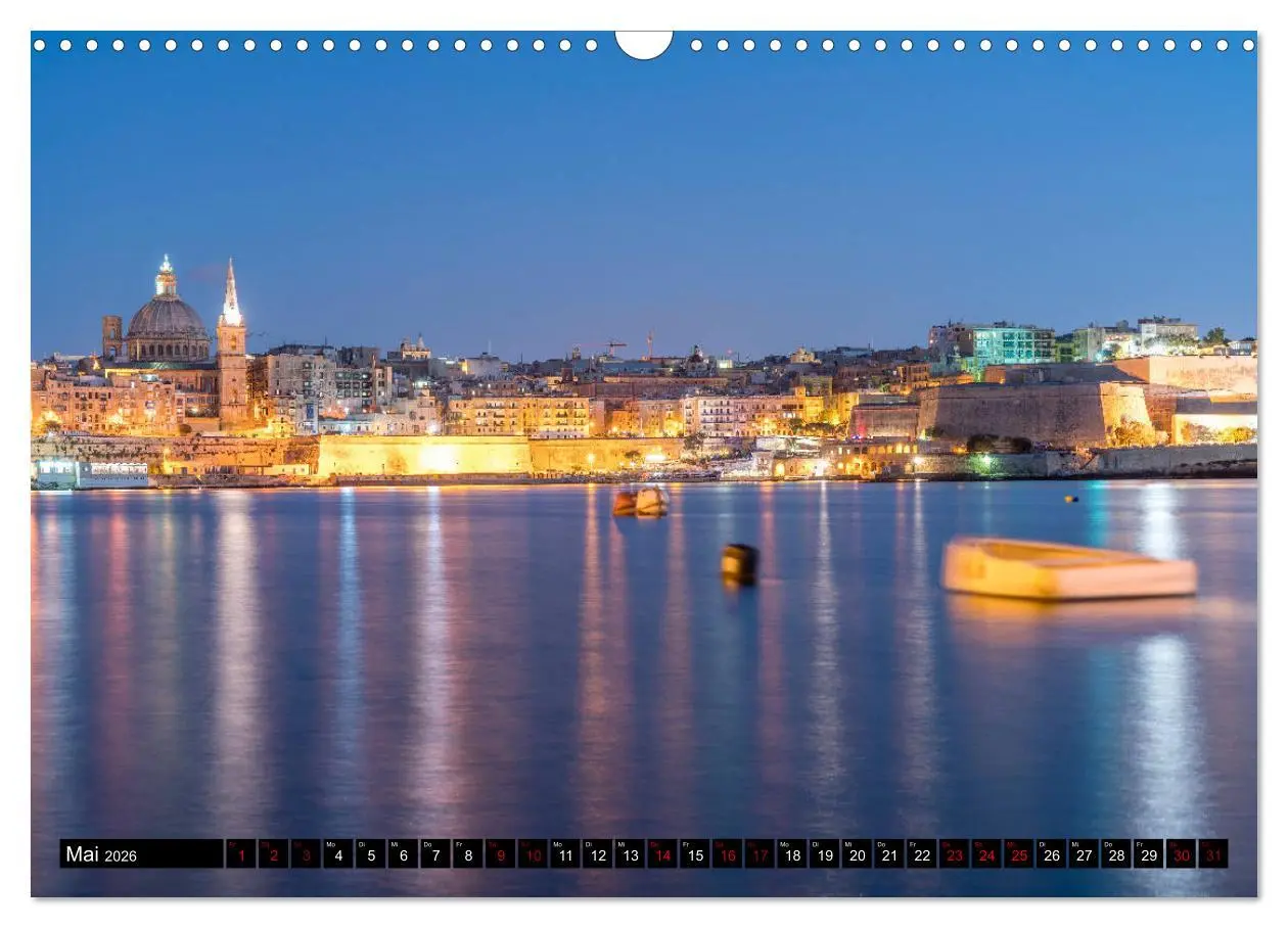Bild: 9783457840764 | Valletta - Malta (Wandkalender 2026 DIN A3 quer), CALVENDO...
