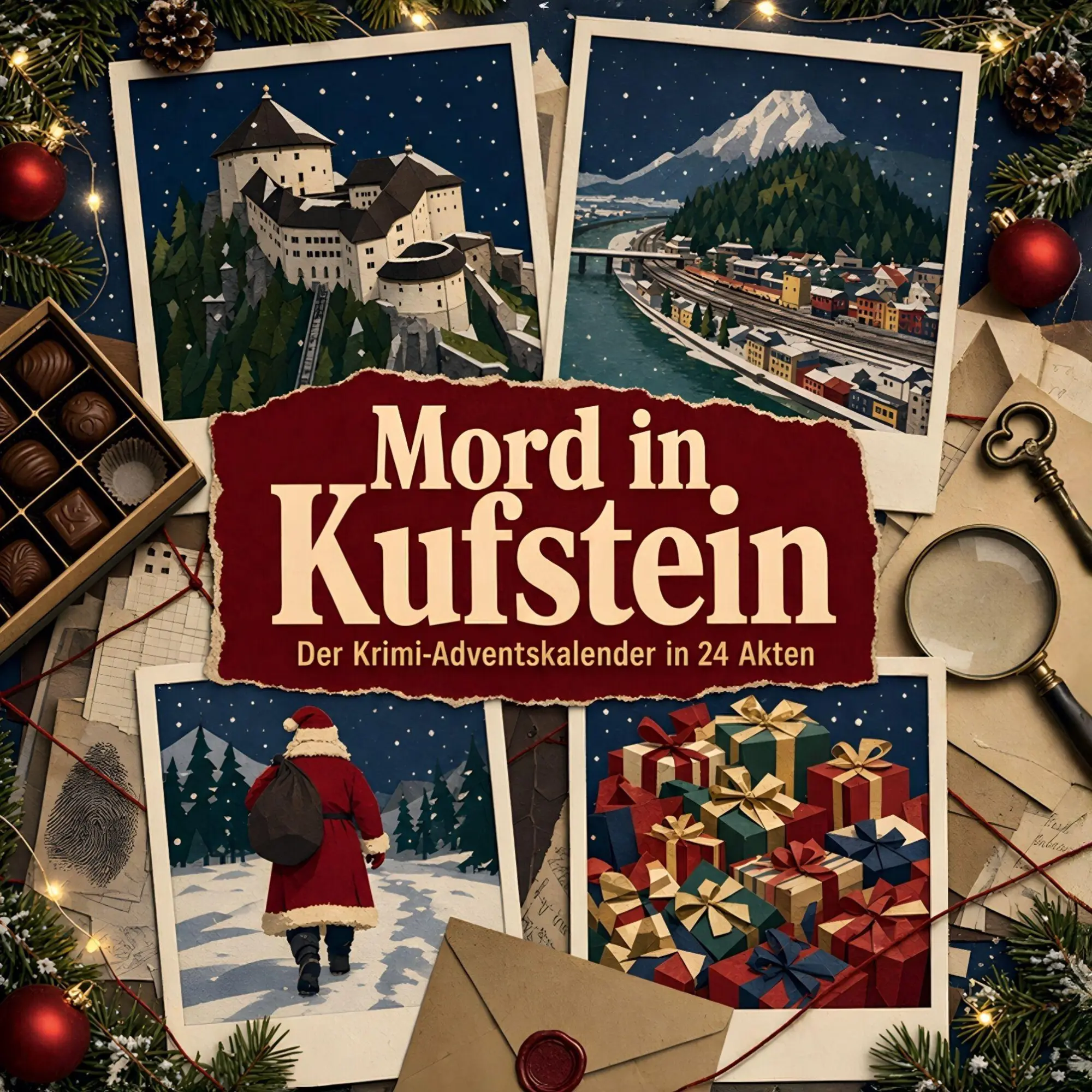 Cover: 9783696120764 | Mord in Kufstein | Der Krimi-Adventskalender in 24 Akten | Wolf | Buch
