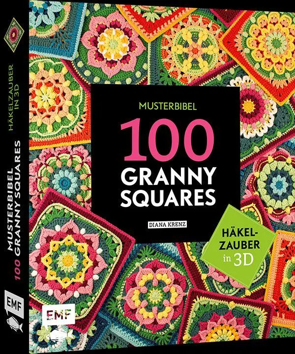 Cover: 9783745930764 | Musterbibel Granny Squares: Häkelzauber in 3D-Optik | Diana Krenz