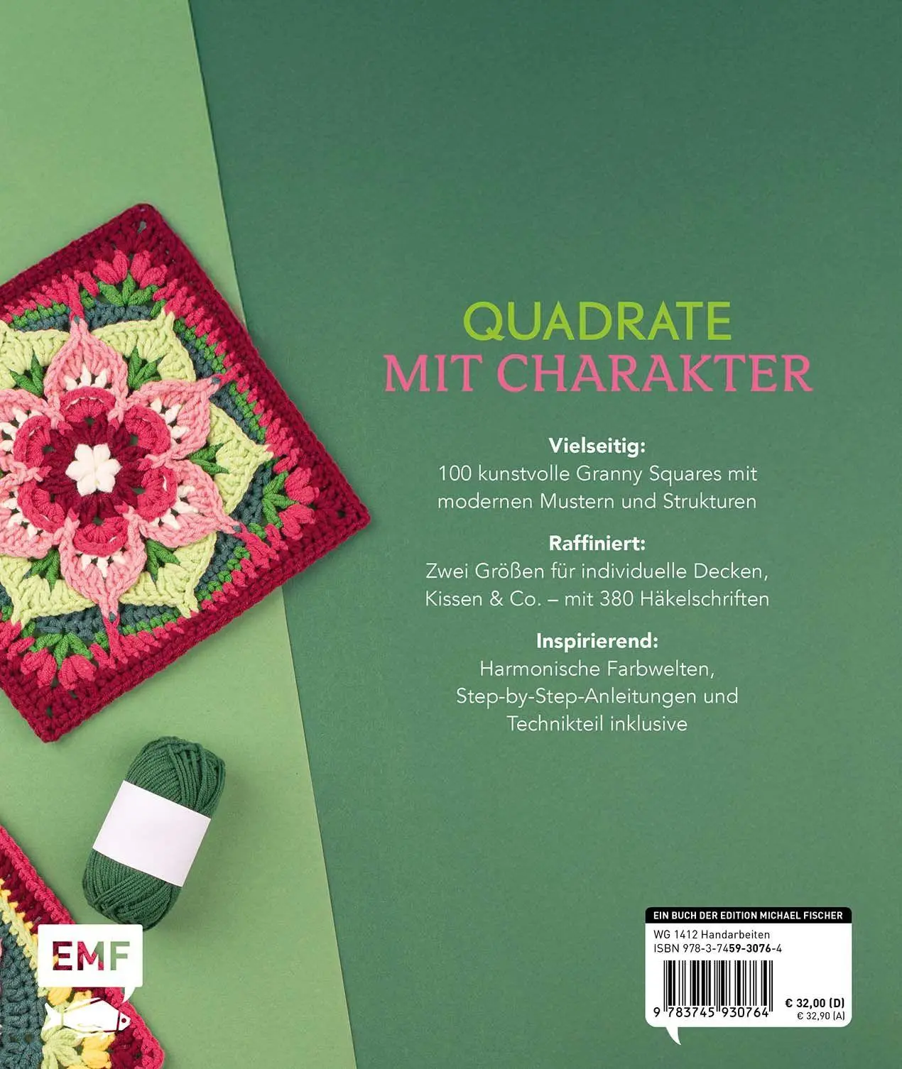 Bild: 9783745930764 | Musterbibel Granny Squares: Häkelzauber in 3D-Optik | Diana Krenz