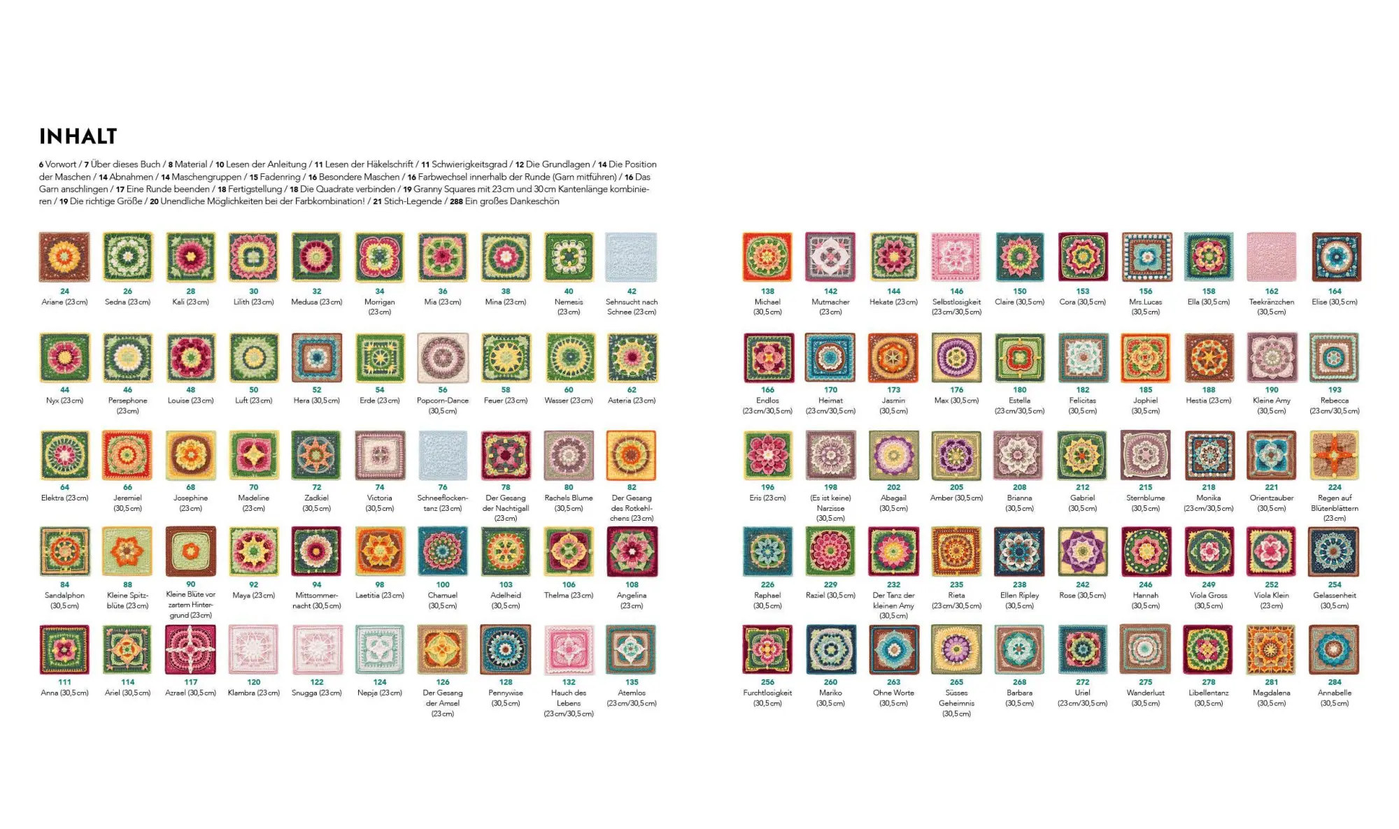 Bild: 9783745930764 | Musterbibel Granny Squares: Häkelzauber in 3D-Optik | Diana Krenz