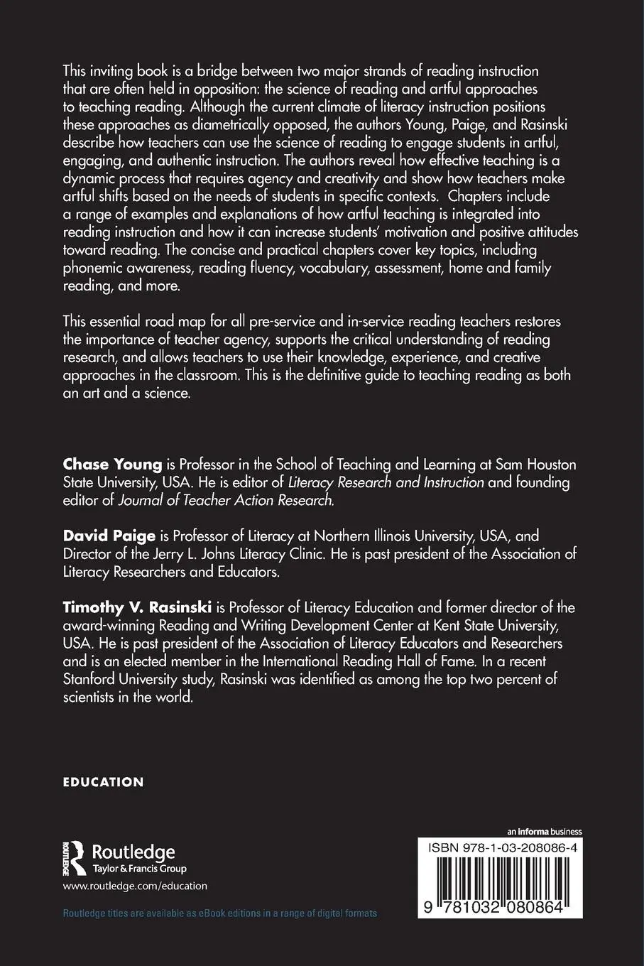 Rückseite: 9781032080864 | Artfully Teaching the Science of Reading | Chase Young (u. a.) | Buch