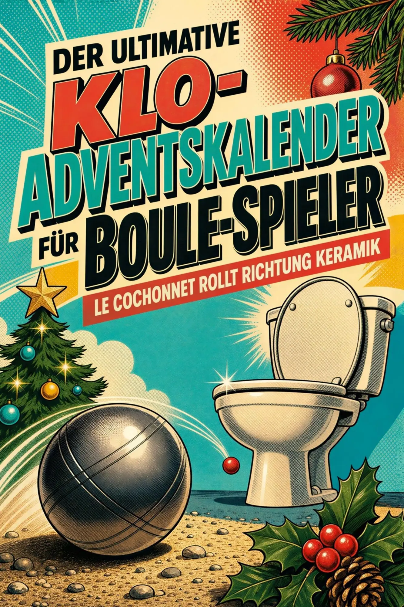 Cover: 9783696110864 | Der ultimative Klo-Adventskalender für Boule-Spieler | Laura Fischer