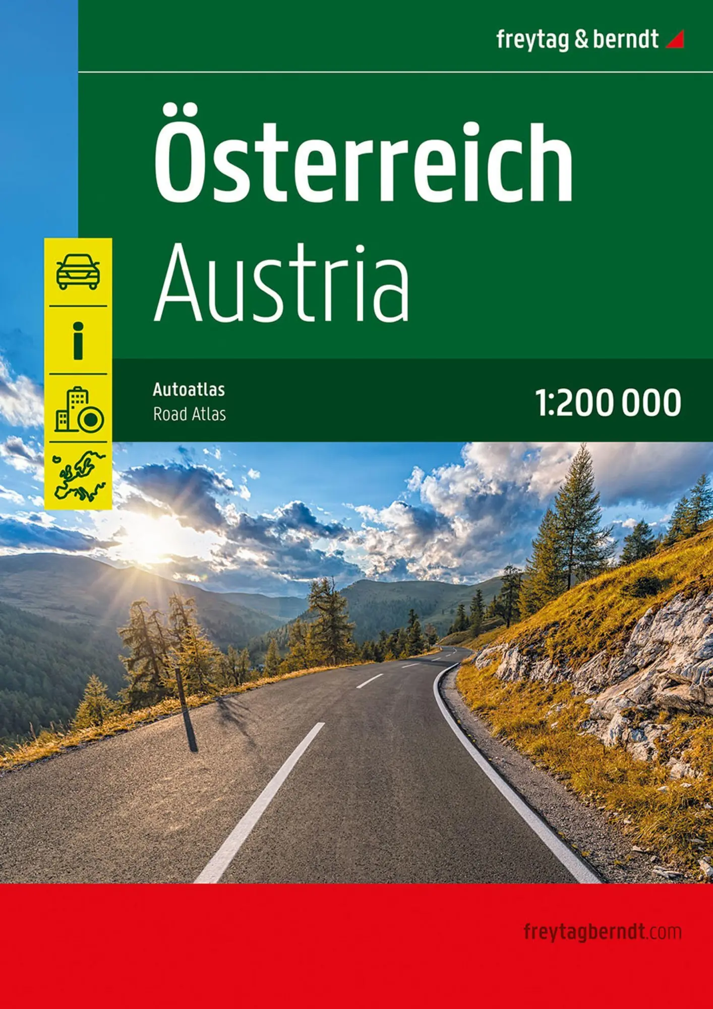 Cover: 9783707920864 | Österreich, Autoatlas 1:200.000, freytag &amp; berndt | Freytag &amp; Berndt