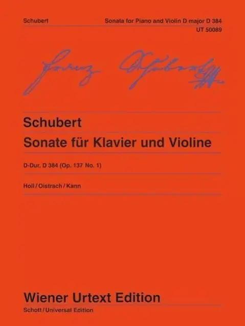 Cover: 9783850550864 | Sonate (Sonatine) D-Dur | Franz Schubert | Buch | 32 S. | Deutsch