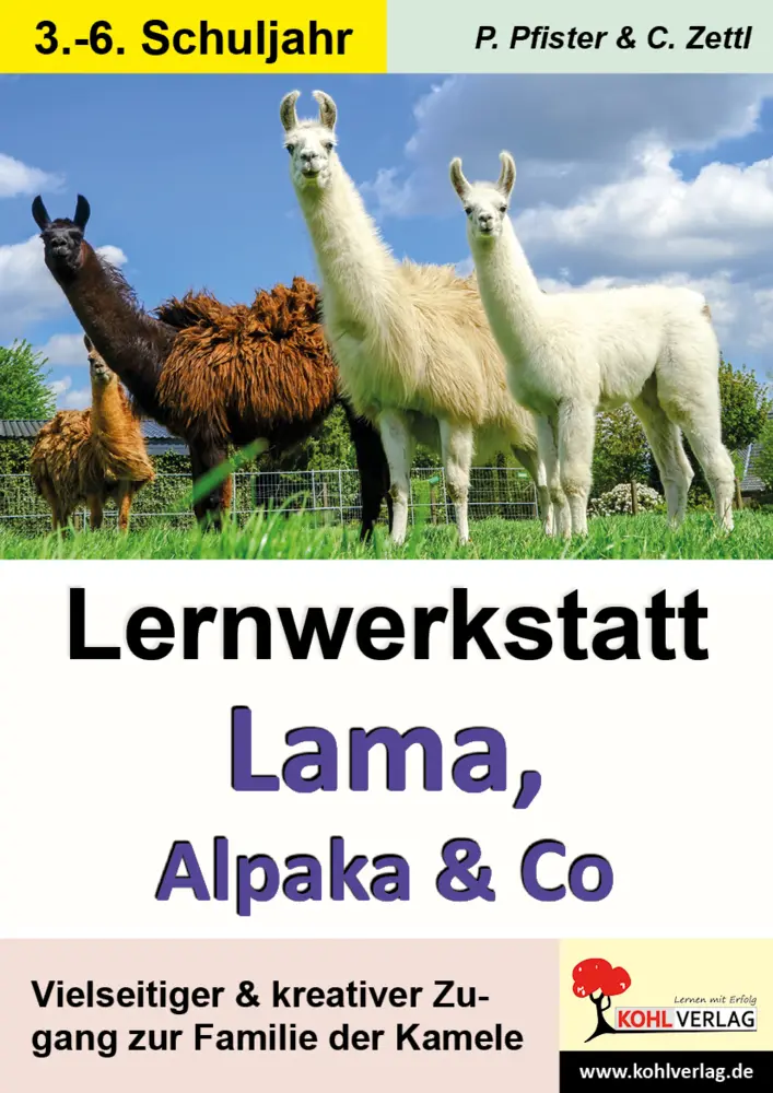 Cover: 9783966240864 | Lernwerkstatt Lama, Alpaka und Co | Petra Pfister (u. a.) | Buch