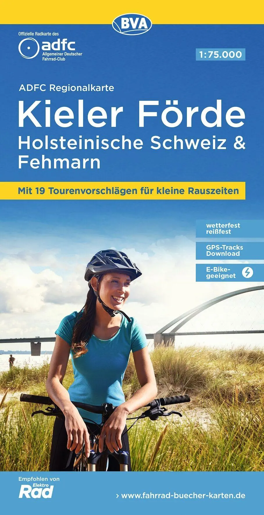 Cover: 9783969900864 | ADFC-Regionalkarte Kieler Förde Holsteinische Schweiz &amp; Fehmarn,...