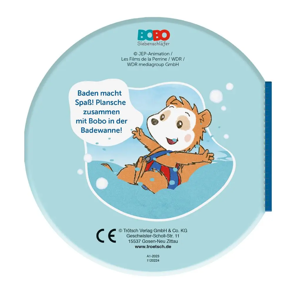 Rückseite: 9783988020864 | Trötsch Bobo Siebenschläfer Badebuch | Trötsch Verlag | Buch | 8 S.