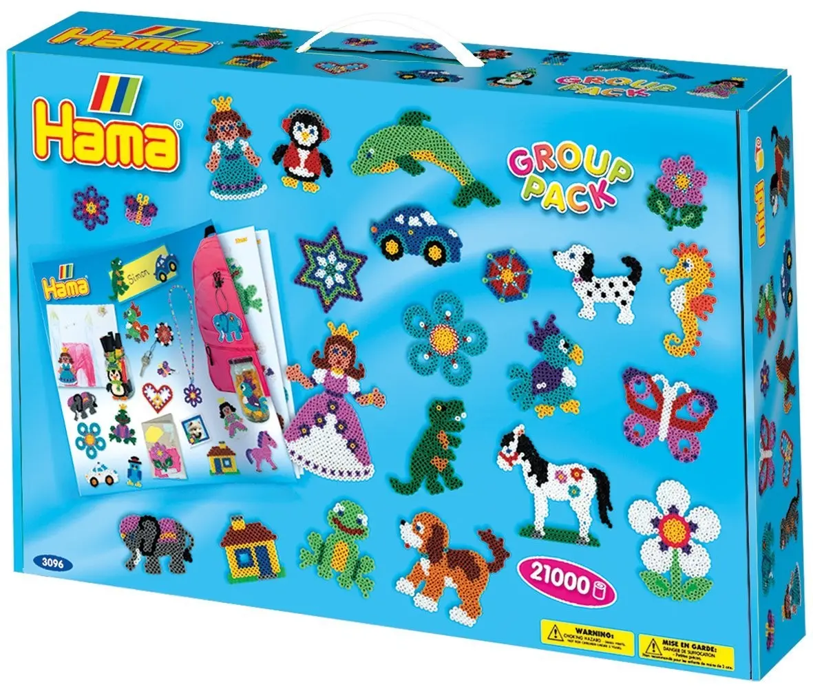 Cover: 28178030964 | Hama 3096 - Group Pack, ca. 21.000 Bügelperlen Midi, 21...