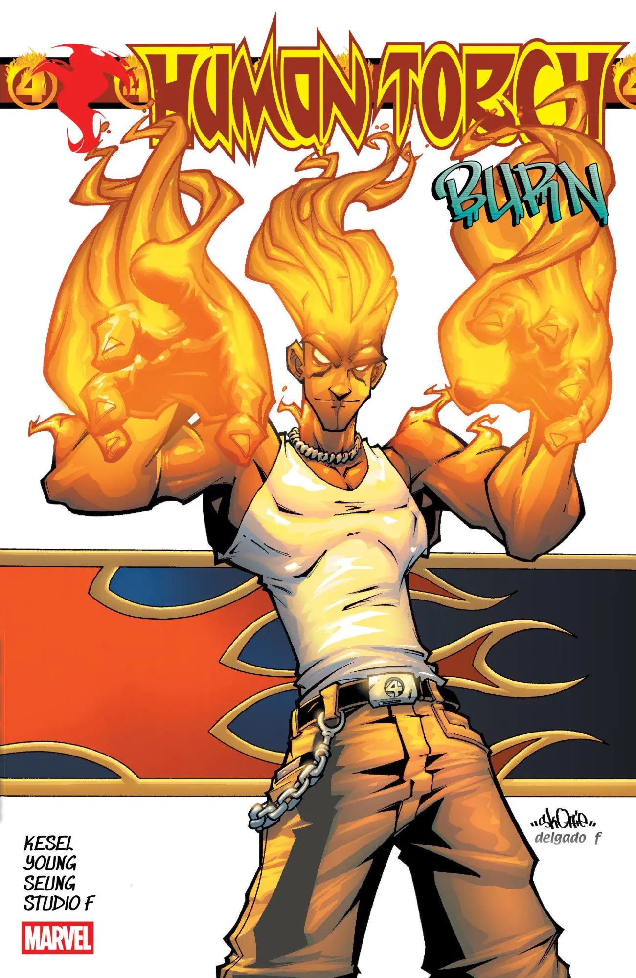 Marvel Human Torch, Burn