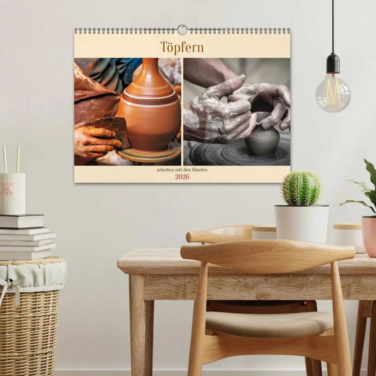 Bild: 9783457510964 | Töpfern arbeiten mit den Händen (Wandkalender 2026 DIN A3 quer),...