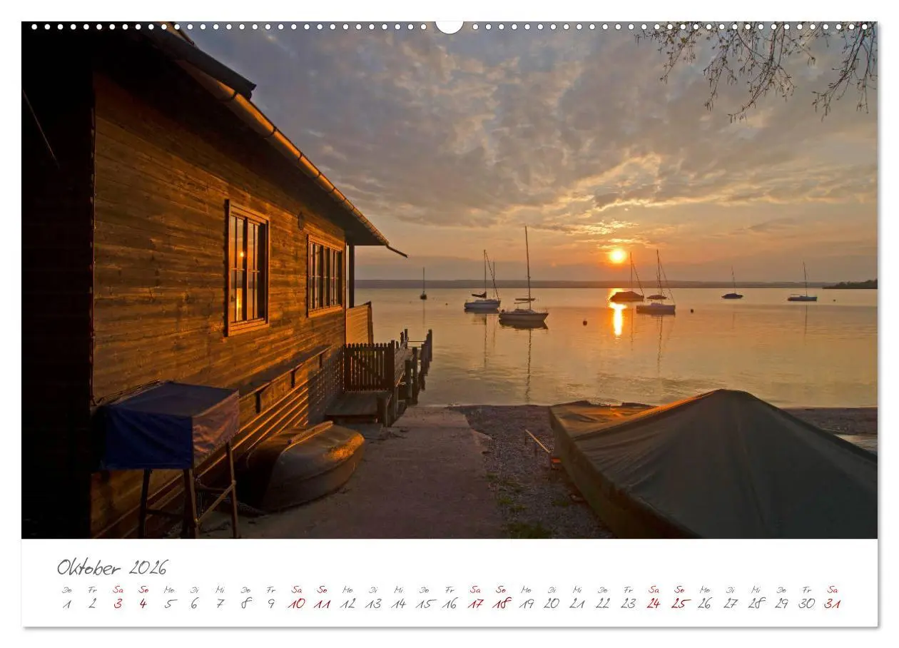 Bild: 9783457680964 | Das Fünf-Seen-Land Oberbayern (hochwertiger Premium Wandkalender...
