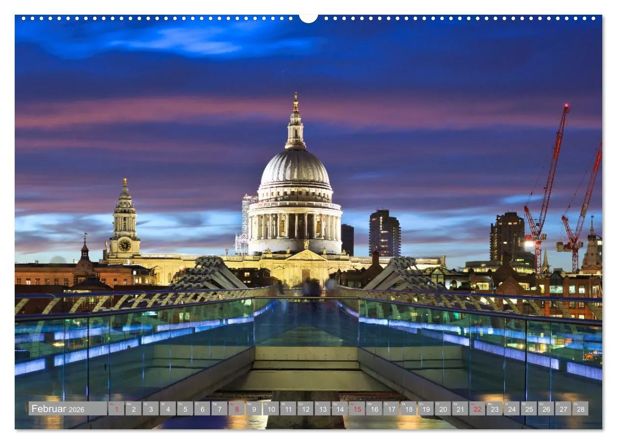 Bild: 9783457750964 | London Sehenswürdigkeiten (Wandkalender 2026 DIN A2 quer), CALVENDO...
