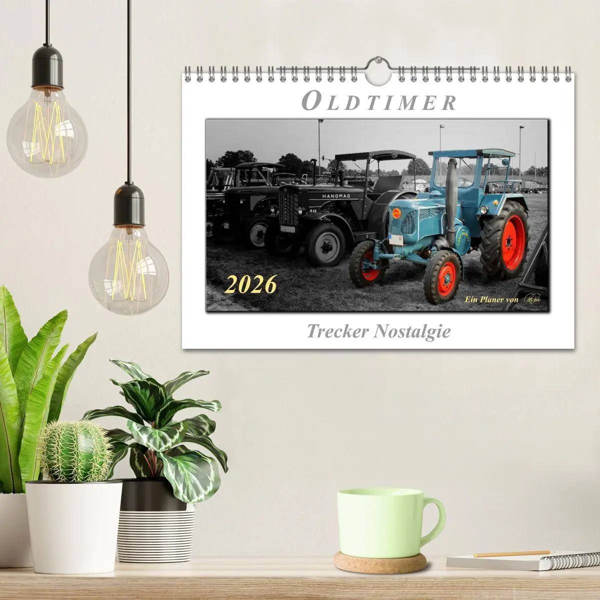 Bild: 9783516080964 | Oldtimer - Trecker Nostalgie (Wandkalender 2026 DIN A4 quer),...