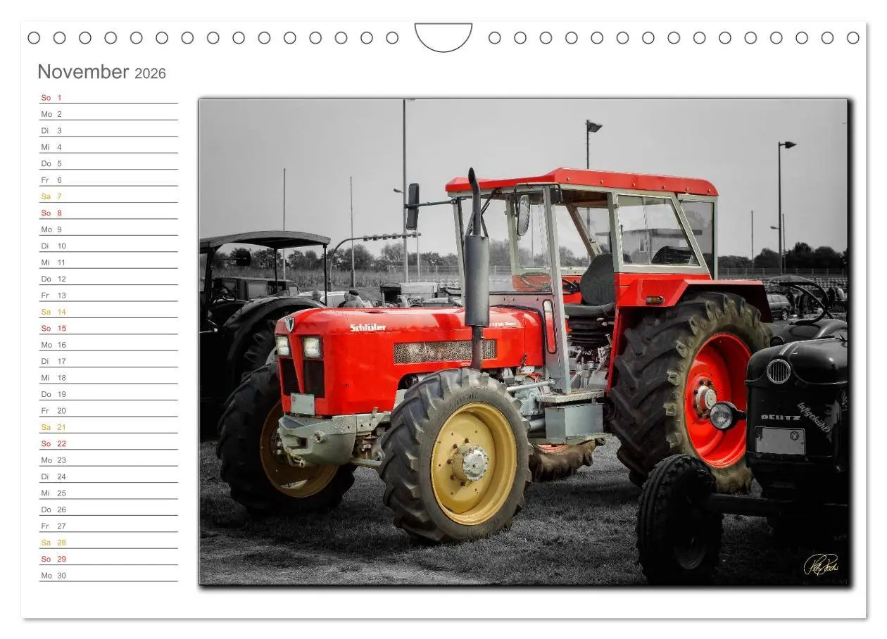 Bild: 9783516080964 | Oldtimer - Trecker Nostalgie (Wandkalender 2026 DIN A4 quer),...