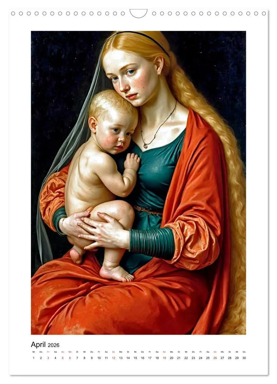 Bild: 9783516600964 | Marienbilder der Renaissance neu interpretiert (Wandkalender 2026...