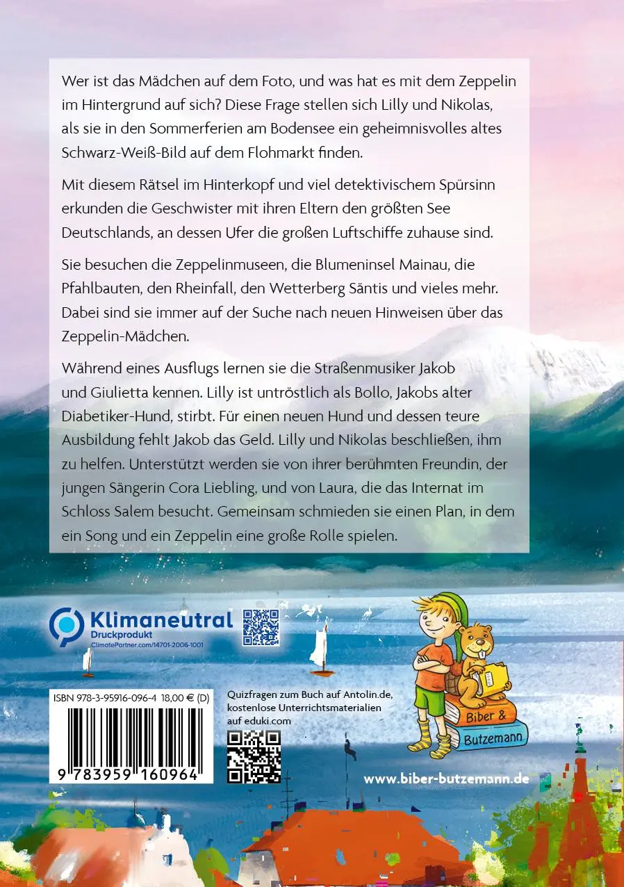 Rückseite: 9783959160964 | Zeppelinfieber - Lilly und Nikolas am Bodensee | Andrea Nesseldreher