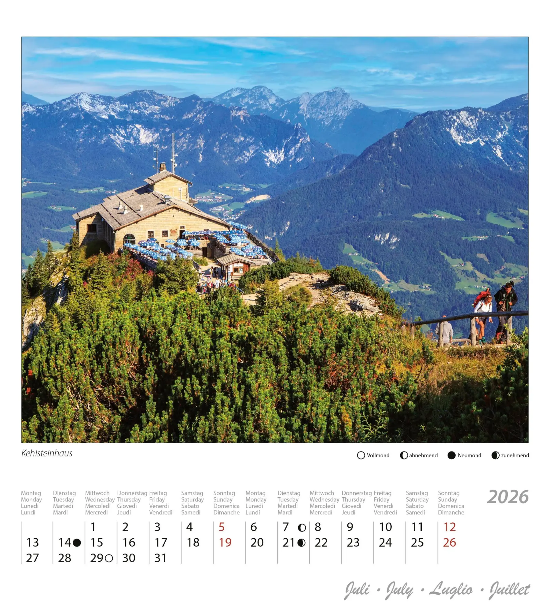 Bild: 9783985040964 | Berchtesgaden Königssee Postkartenkalender 2026 | KG | Kalender | 2026