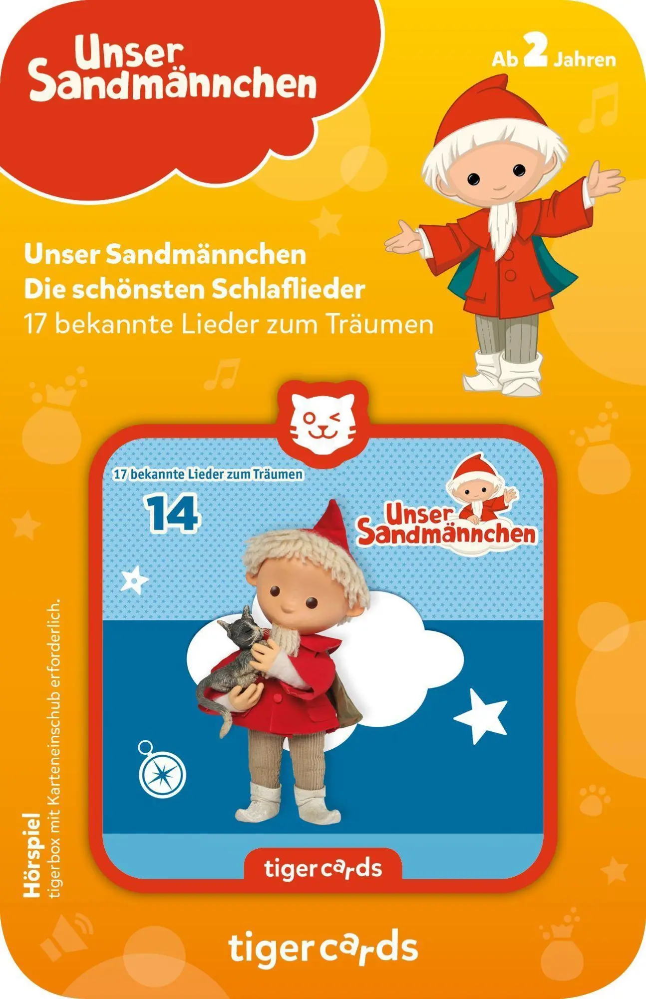 Bild: 4260535481064 | tigercard - Unser Sandmännchen - Folge 14: Die schönsten Schlaflieder