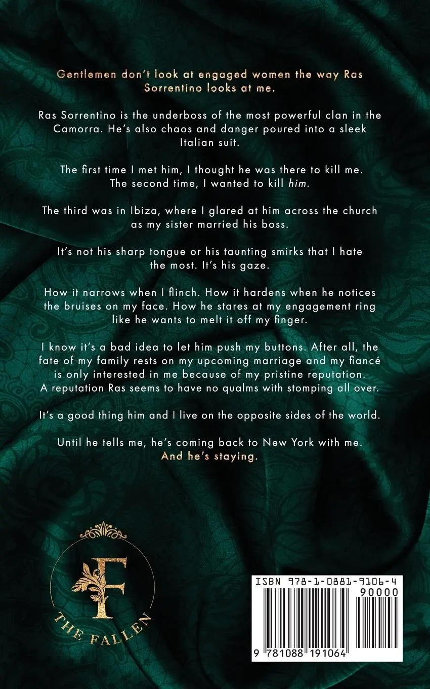 Rückseite: 9781088191064 | When She Falls | A Dark Mafia Romance | Gabrielle Sands | Taschenbuch