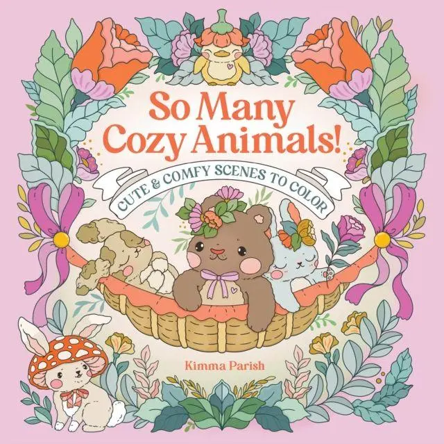Cover: 9781684621064 | So Many Cozy Animals! | Cute &amp; Comfy Scenes to Color | Kimma Parish