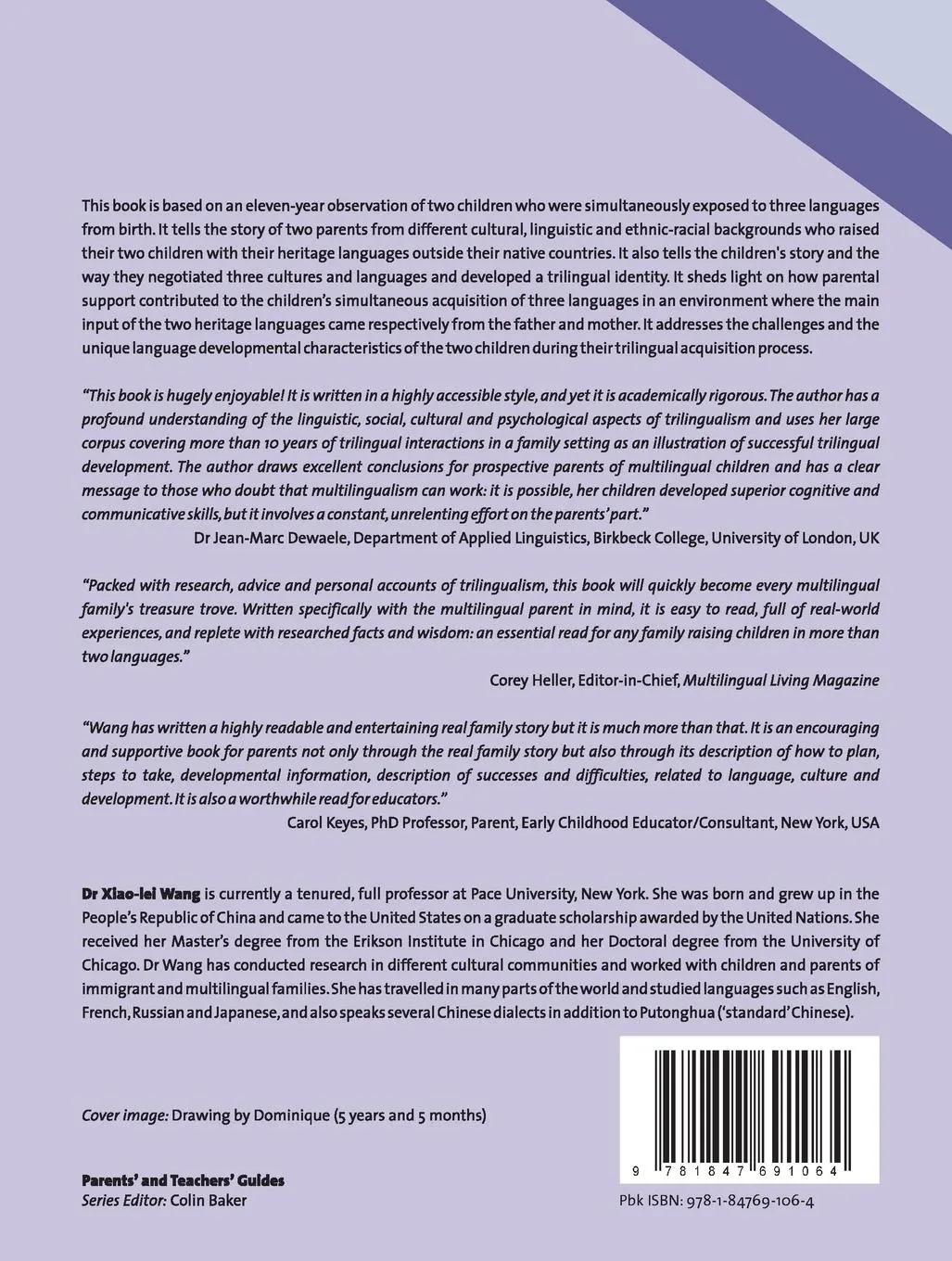 Rückseite: 9781847691064 | Growing up with Three Languages | Birth to Eleven | Xiao-Lei Wang